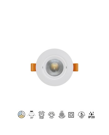 PANAMA * Empotrable LED CCT Blanco 6W